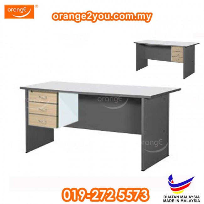 RE 1200 + OAF33 - 4' Writing Table with Drawer (Mix Color)